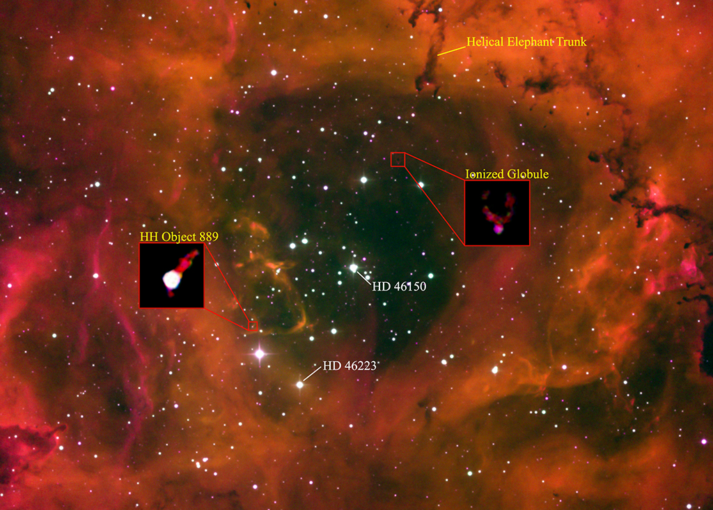 Rosette Nebula central region
